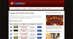 Desktop Screenshot of casinosv.com