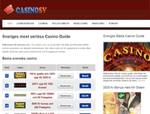 Tablet Screenshot of casinosv.com